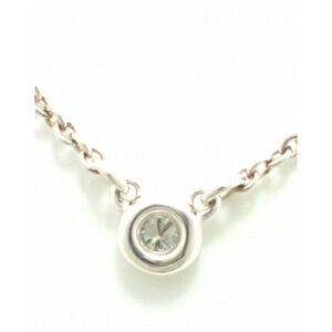 TIFFANYCo Tiffany By the Yard Necklace Silver Diamond